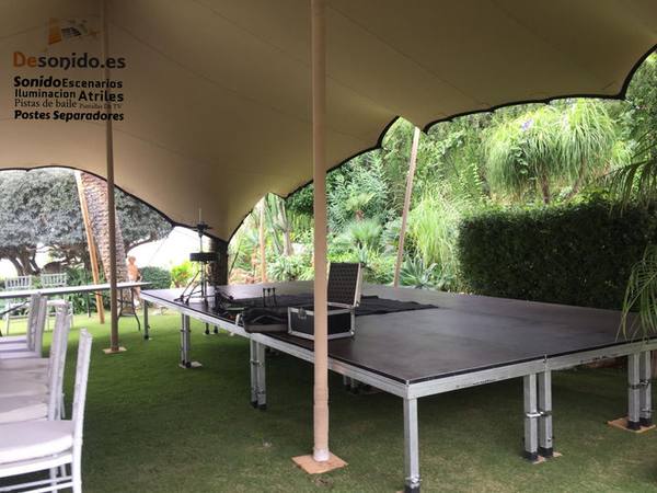 Alquiler de escenario en Marbella