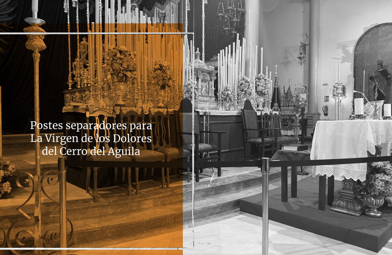 Imagen de la noticia: Nuestros Postes para la Virgen de los Dolores: Preparativos para el Martes Santo