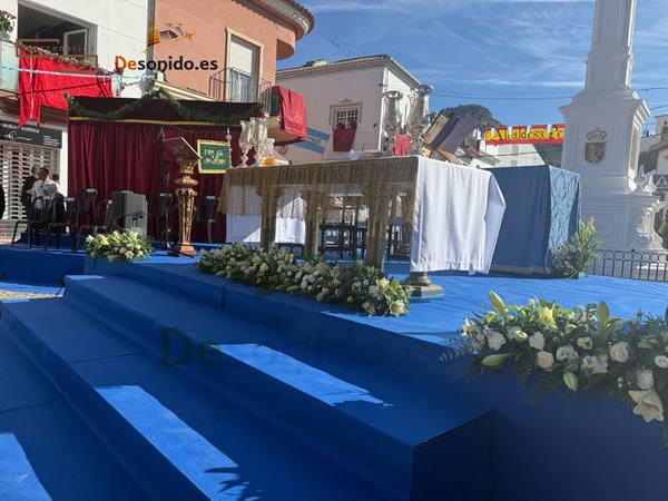 Bendición del Triunfo a la Virgen de la Fuensanta de Pizarra