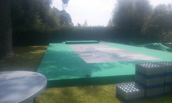 Cubierta de piscina en Carmona