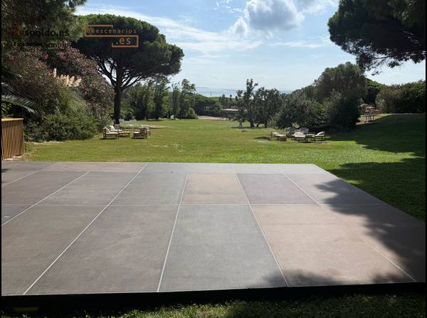 Pista de baile para una boda en Tarifa