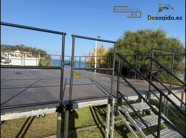 Escenario para fiesta infantil en Estepona