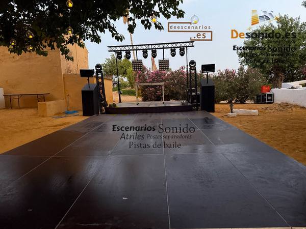 Pista de baile en El Viso del Alcor
