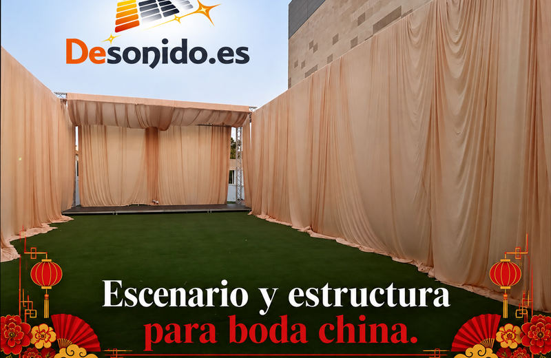 Imagen de la noticia: Estructura y escenario para boda oriental de Anna y Antonio