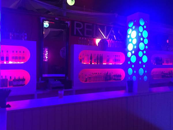 Iluminacion LED en Caseta Las Reinas