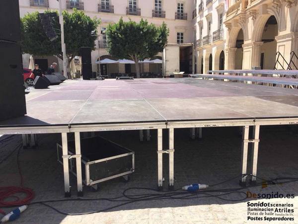 Escenario en Almeria