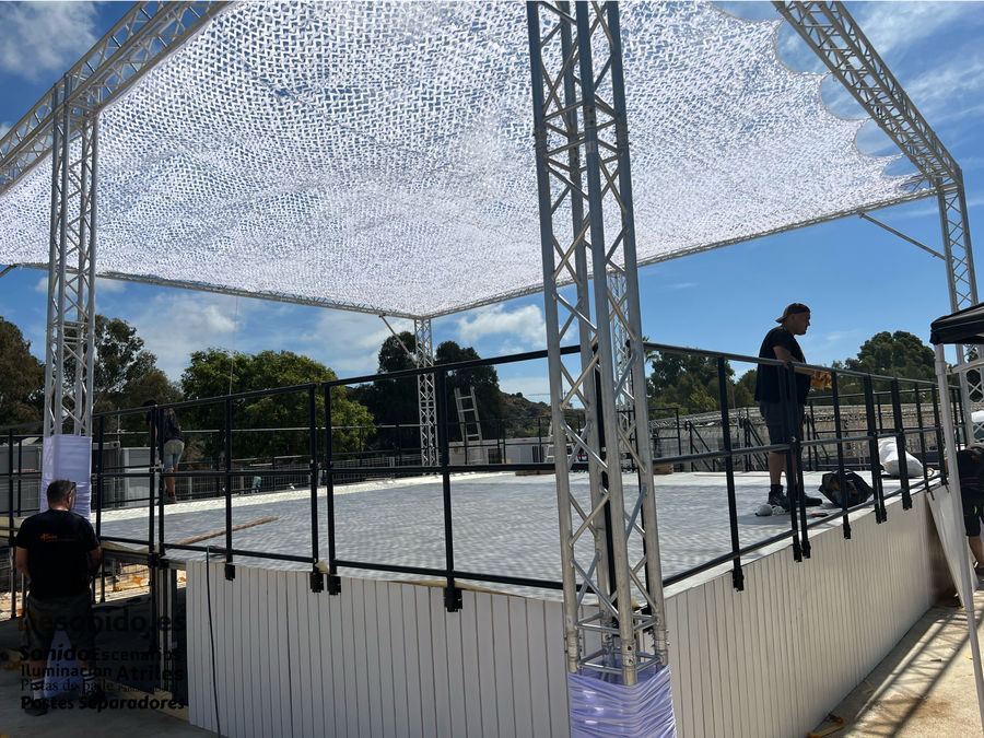 Festival Mijas Costa 2023, palco Vip para Cerveza Victoria
