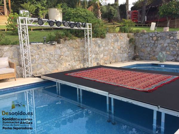 Escenario y truss en Marbella