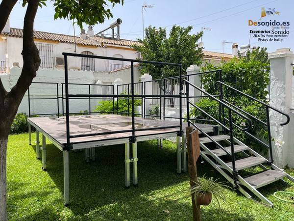 Escenario en guardería de Mairena del Aljarafe (Sevilla)